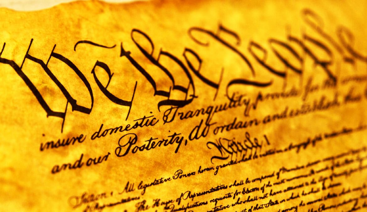 3. The idea of self-government is in the first three words of the Constitution. What are these words?