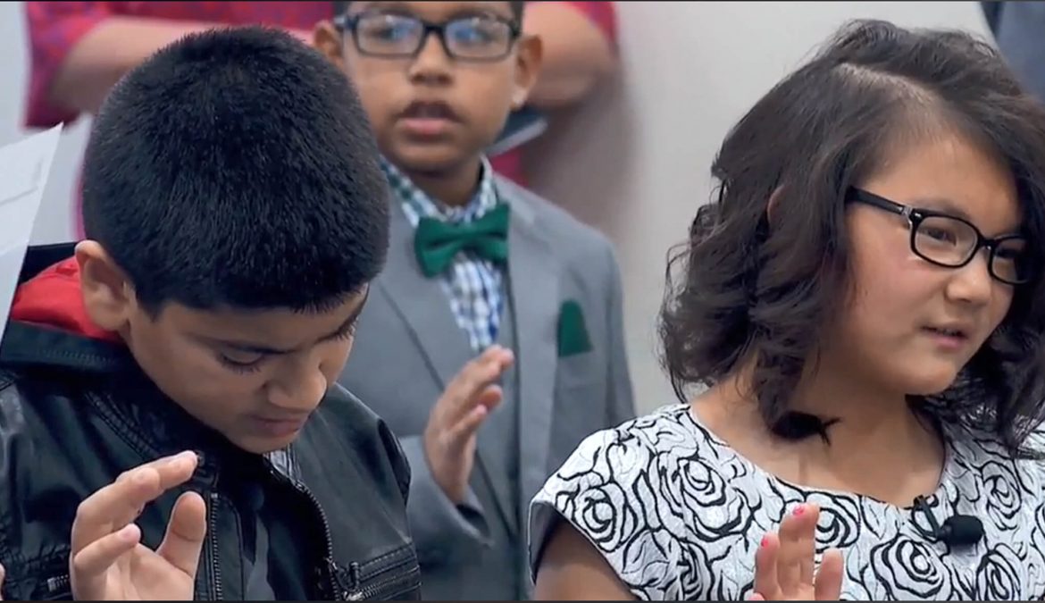 Children sworn in as new U.S. citizens in Salt Lake City